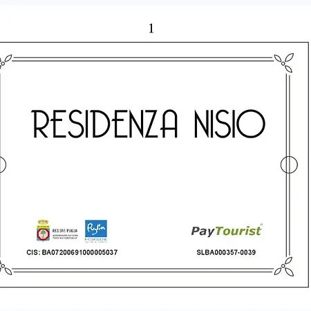 Hébergement de vacances Residenza Nisio *